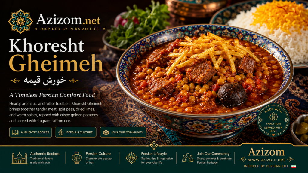 Secrets to Authentic Khoresht Gheimeh Iran’s Most Loved خورش قیمه